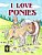 I Love Ponies Coloring Book-.. - Imagem 1