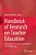 Handbook Of Research On Teacher Education: Pedagogical Innovations And Practices In The Middle East-.. - Imagem 1