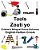 English-Haitian Creole Tools/Zouti Yo Children's Bilingual Picture Dictionary-.. - Imagem 1