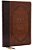 Kjv Holy Bible: Giant Print Thinline Bible, Brown Leathersoft, Red Letter, Comfort Print (Thumb Indexed): King James Version (Vintage Series)-.. - Imagem 1