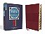 Niv Study Bible, Fully Revised Edition, Large Print, Leathersoft, Burgundy, Red Letter, Thumb Indexed, Comfort Print-.. - Imagem 1