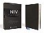 Niv, Thinline Bible, Large Print, Premium Leather, Goatskin, Black, Premier Collection, Comfort Print-.. - Imagem 1