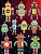 Robots Sticker Album For Boys: 100 Plus Pages For Permanent Sticker Collection, Activity Book For Boys - 8.5 By 11-.. - Imagem 1