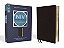 Niv Study Bible, Fully Revised Edition, Bonded Leather, Black, Red Letter, Comfort Print-.. - Imagem 1