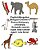 English-Mongolian Bilingual Children's Picture Dictionary Of Animals-.. - Imagem 1