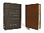 Niv, Thinline Bible, Premium Goatskin Leather, Brown, Premier Collection, Black Letter, Art Gilded Edges, Comfort Print-.. - Imagem 1