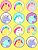 Unicorn Sticker Album For Girls: 100 Plus Pages For Permanent Sticker Collection, Activity Book For Girls, Yellow - 8.5 By 11-.. - Imagem 1