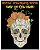 Adult Coloring Book Day Of The Dead: Gothic And Halloween Coloring Book-.. - Imagem 1