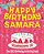 Happy Birthday Samara - The Big Birthday Activity Book: Personalized Children's Activity Book-.. - Imagem 1