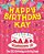 Happy Birthday Kay - The Big Birthday Activity Book: (Personalized Children's Activity Book)-.. - Imagem 1