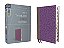 Niv, Thinline Bible, Giant Print, Leathersoft, Gray/Purple, Red Letter, Thumb Indexed, Comfort Print-.. - Imagem 1