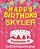 Happy Birthday Skyler - The Big Birthday Activity Book: (Personalized Children's Activity Book)-.. - Imagem 1