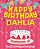 Happy Birthday Dahlia - The Big Birthday Activity Book: Personalized Children's Activity Book-.. - Imagem 1