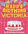 Happy Birthday Victoria - The Big Birthday Activity Book: (Personalized Children's Activity Book)-.. - Imagem 1