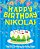 Happy Birthday Nikolai - The Big Birthday Activity Book: Personalized Children's Activity Book-.. - Imagem 1
