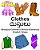 English-Telugu Clothes Bilingual Children's Picture Dictionary-.. - Imagem 1