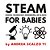 Steam For Babies - Science, Technology, Engineering, Art & Math: Steam & Stem High Contrast Images For Babies 0-12 Months-.. - Imagem 1