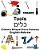 English-Hebrew Tools Children's Bilingual Picture Dictionary-.. - Imagem 1