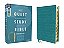 Niv, Quest Study Bible, Personal Size, Leathersoft, Teal, Thumb Indexed, Comfort Print: The Only Q And A Study Bible-.. - Imagem 1