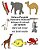 Italiano-Pangiabi Dizionario Illustrato Bilingue Di Animali Per Bambini-.. - Imagem 1