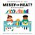 Messy Or Neat?: A Lift-The-flap Book: A Home Edit Board Book For Kids-.. - Imagem 1