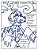 Dark Cuddly Creatures: Coloring Book-.. - Imagem 1