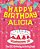 Happy Birthday Alicia - The Big Birthday Activity Book: Personalized Children's Activity Book-.. - Imagem 1