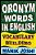 Oronym Words In English: Vocabulary Building-.. - Imagem 1