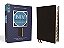 Niv Study Bible, Fully Revised Edition, Bonded Leather, Black, Red Letter, Thumb Indexed, Comfort Print-.. - Imagem 1