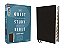 Niv, Quest Study Bible, Large Print, Bonded Leather, Black, Thumb Indexed, Comfort Print: The Only Q And A Study Bible-.. - Imagem 1