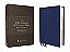 Niv, Side-Column Reference Bible (Deep Study At A Portable Size), Personal Size, Premium Goatskin Leather, Blue, Premier Collection, Art Gilded Edges,-.. - Imagem 1