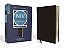 Niv Study Bible, Fully Revised Edition, Large Print, Bonded Leather, Black, Red Letter, Comfort Print-.. - Imagem 1