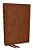 Kjv Personal Size Large Print End-Of-verse Reference Bible, Brown Leathersoft, Red Letter, Comfort Print-.. - Imagem 1