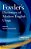 Fowler's Dictionary Of Modern English Usage-.. - Imagem 1