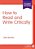 How To Read And Write Critically-.. - Imagem 1