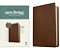 Nlt Large Print Thinline Reference Bible, Filament Enabled Edition (Red Letter, Leatherlike, Rustic Brown)-.. - Imagem 1