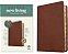 Nlt Thinline Center-Column Reference Bible, Filament Enabled (Leatherlike, Rustic Brown, Indexed, Red Letter)-.. - Imagem 1