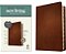 Nlt Thinline Reference Bible, Filament Enabled (Genuine Leather, Brown, Indexed, Red Letter)-.. - Imagem 1