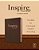 Inspire Catholic Bible Nlt (Leatherlike, Dark Brown): The Bible For Coloring & Creative Journaling-.. - Imagem 1