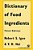 Dictionary Of Food Ingredients-.. - Imagem 1