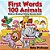 First Words 100 Animals: Children's Reading & Writing Education Books-.. - Imagem 1