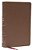 Kjv Holy Bible: Large Print Single-Column With 43,000 End-Of-verse Cross References, Brown Genuine Leather, Personal Size, Red Letter, Comfort Print:-.. - Imagem 1