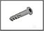 BUCHA NYLON COM ABA 8MM POLIETILENO - Imagem 1