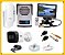 Kit Monitoramento e Interfonia Completo Monitor LCD 7" + Câmera Infravermelho + Interfone AGL + Cabo 20m - Imagem 1