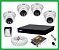 Kit CFTV TWG Full HD 1080p: DVR 4Ch 6 em 1 + 4 Câmeras Dome + HD 500GB e 100m de Cabo - Imagem 1