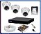 Kit CFTV TWG Full HD 1080p: DVR 4 Canais 6 em 1 + 3 Câmeras Dome + HD 500GB + 75m de Cabo - Imagem 1