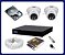 Kit CFTV TWG Full HD 1080p: DVR 4 Canais 6 em 1 + 2 Câmeras Dome + HD 500GB + 50m de Cabo - Imagem 1