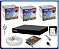 Kit CFTV TWG Full HD 1080p COMPLETO: DVR 4Ch + 3 Câmeras Dome Full Color + HD 500GB + 75m Cabo + Fonte 12V 5A e Conectores - Imagem 1