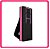 CONTROLE REMOTO HITRON SMART 433,92MHZ 3 BOTOES PRETO/ROSA - Imagem 1