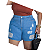 SHORT JEANS PLUS SIZE LUMIX TAMANHOS 46 A 52 REF-300172 - Imagem 2
